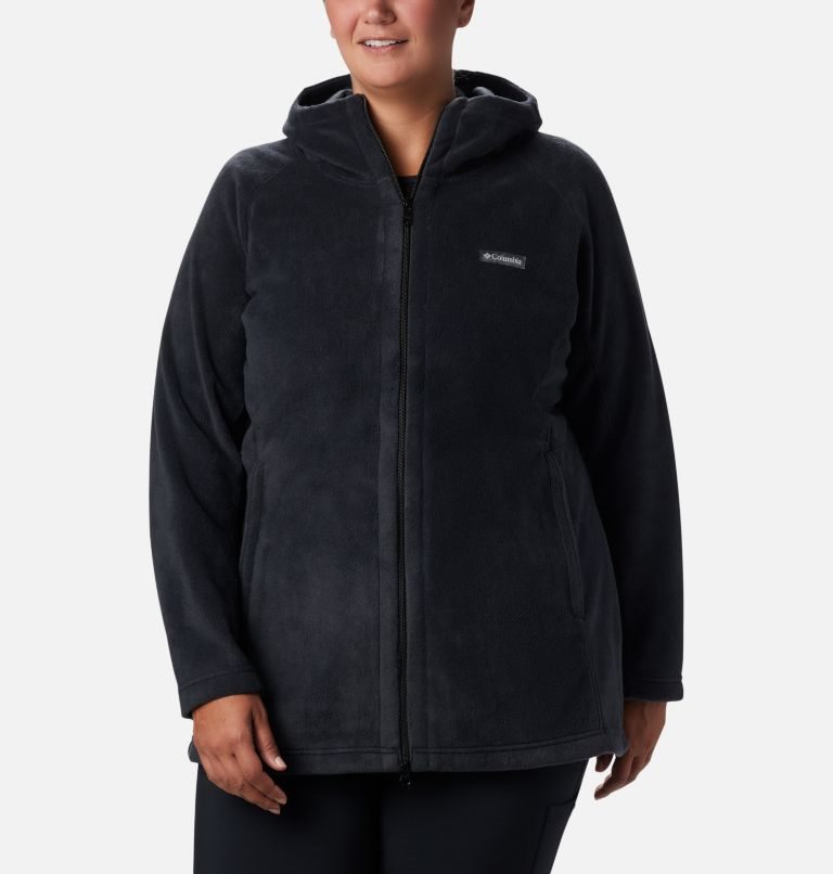 Jacheta Columbia Benton Springs II Long Dama Negrii | Plus Size DK8MS7QA9